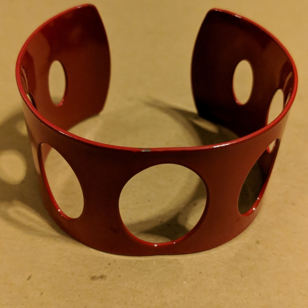 Bold Red adjustable bracelet